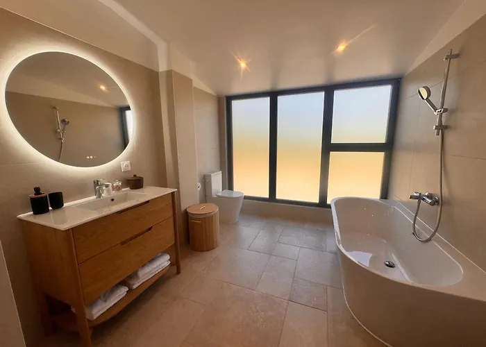 度假居 Superbe Aria Avec Piscine Chauffee